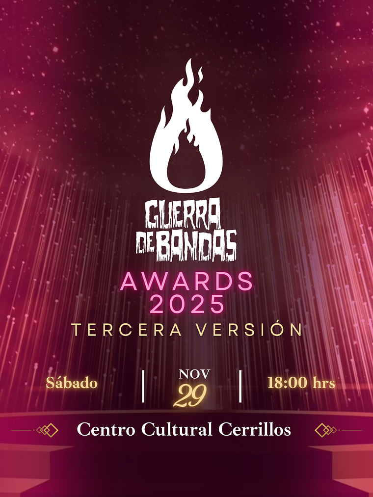 Entrada GdB Awards 2025 1