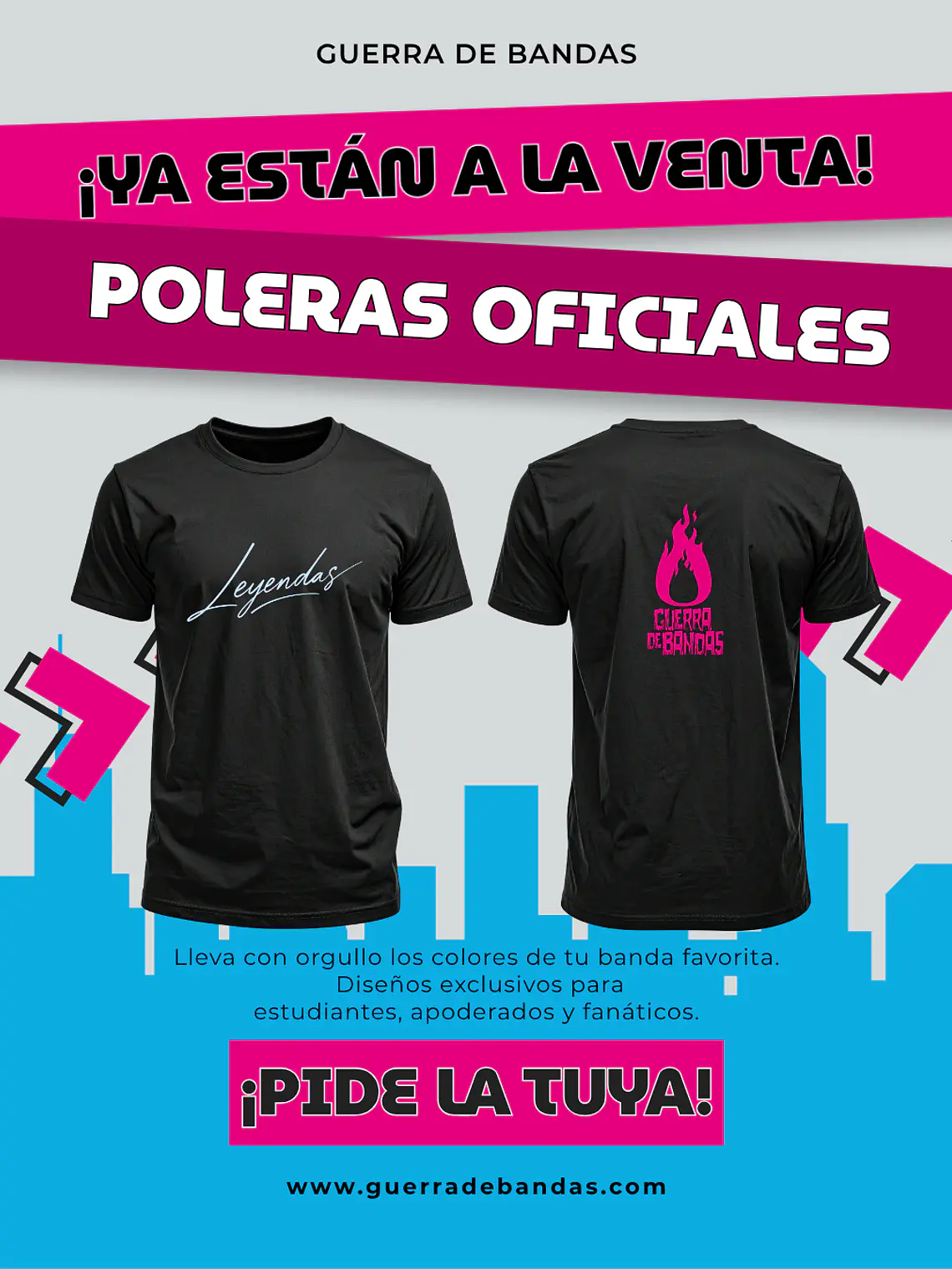 Polera de Guerra de Bandas 2026 5