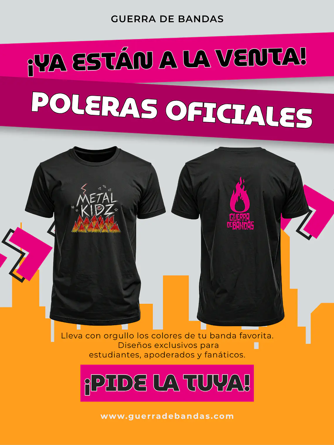 Polera de Guerra de Bandas 2026 7
