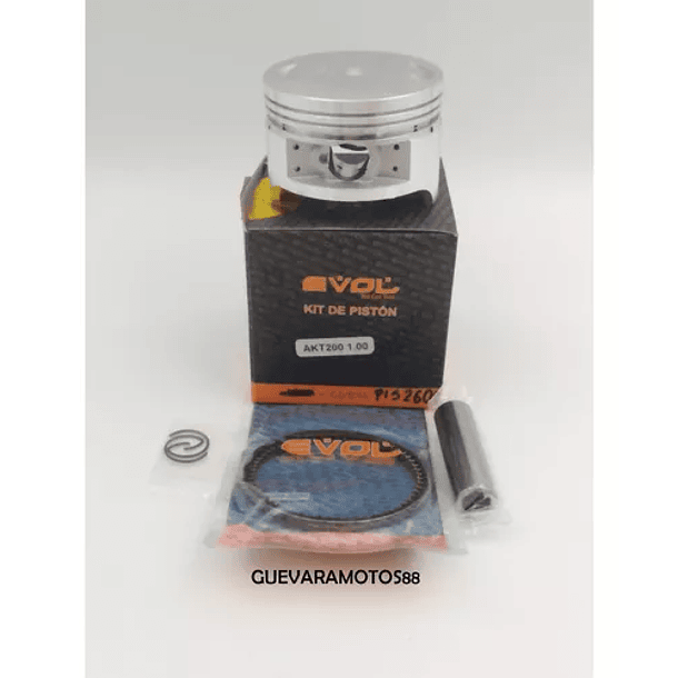kit piston akt200 xm 10 curvo evol 1