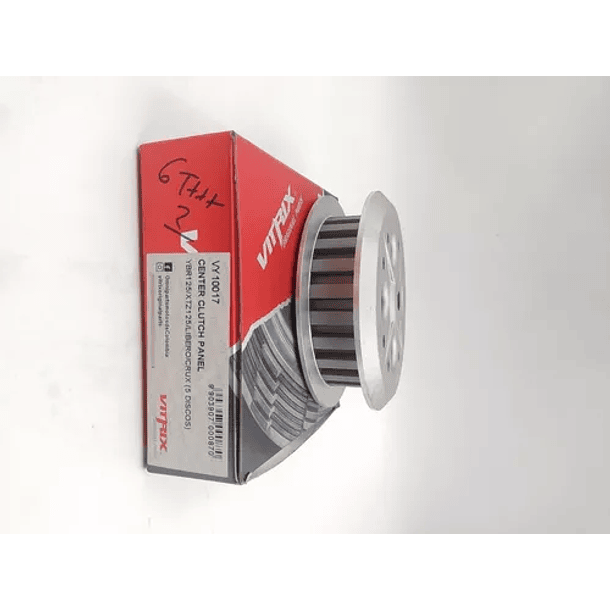 centro clutch ybr125-xtz125-libero110-125 5 disco vitrix 3