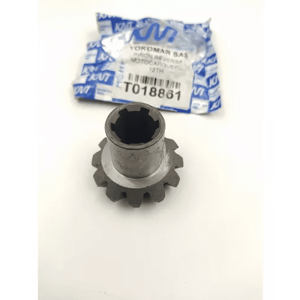 piñon de caja reversa motocarro 12 dientes knt 2