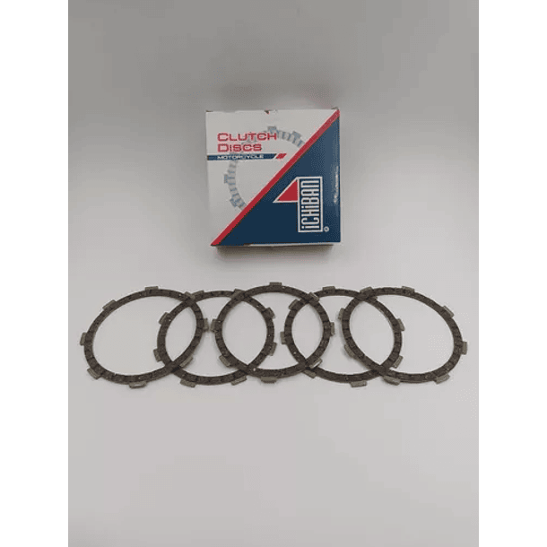 Disco de clutch Dt125 - Rx115 - Libero110 ICHIBAN   (PRECIO X UNIDAD)