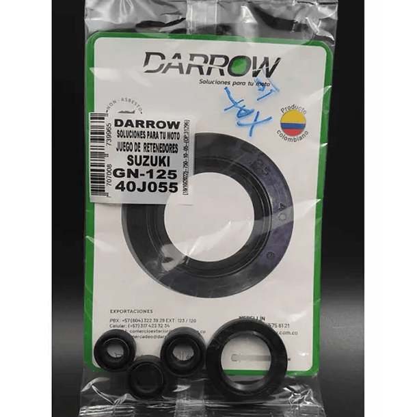 kit retenedores gn125h-gs125 darrow