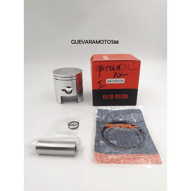 kit piston ax115 0.75 evol