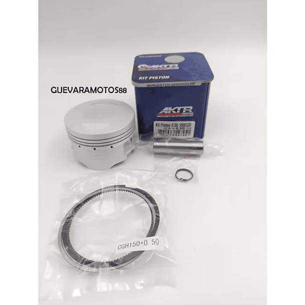kit piston akt150cgr 0.50 13mm bajo original