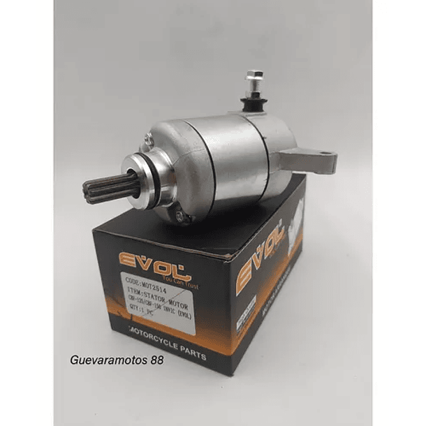 Motor De Arranque Cbf-125/150 Invicta (( Marca Evol ))