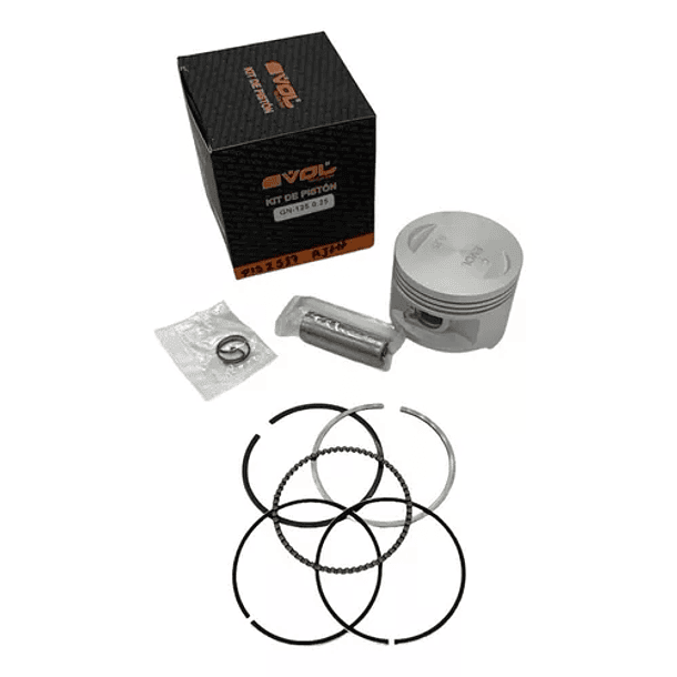 kit piston gn125h-gs125 0.25 evol