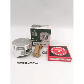 kit piston cbz160 10 posh