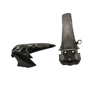 Guarda Barro Delantero Crypton-115 (( Negro )) 2 Partes   1