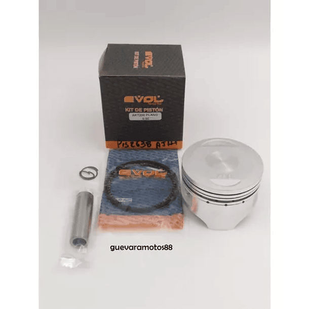kit piston akt200 xm plano 0.50 evol