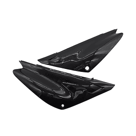 tapas laterales xtz125 negras duramax                                 