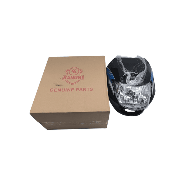 Careta Boxer ct completa negro - azul (Kanuni)                             3