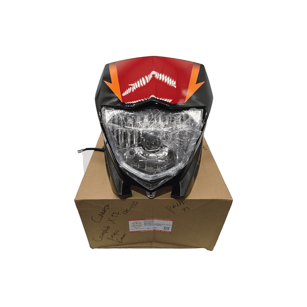 Careta Xtz125-150 Negra Completa Kanuni   4