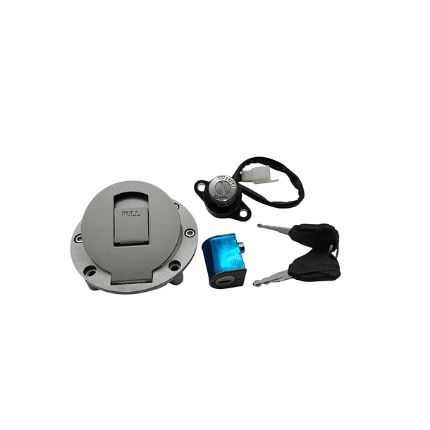 Kit Suiche Akt 125 Nkd ( Original ) + Tapa Gasolina + Seguro 2