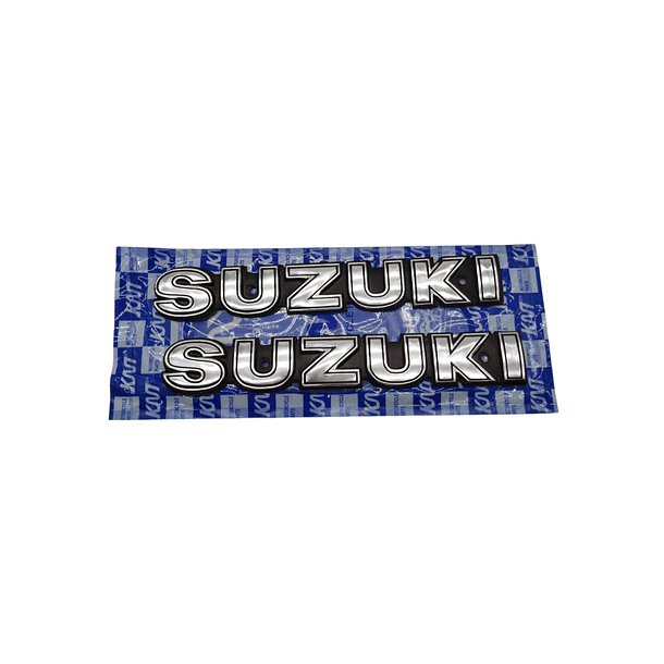 Par Emblemas Laterales Tanque Suzuki Ax-100 1