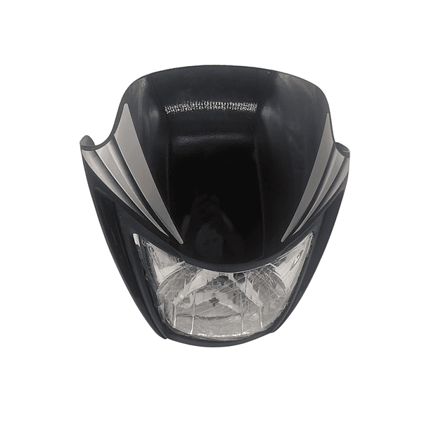 Farola Splendor Nxg Completa Negro Con Calcas Gris  2