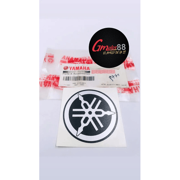 logo calcomania yamaha 55mm original 3