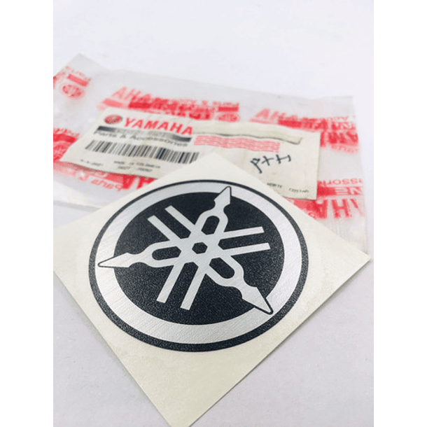 logo calcomania yamaha 55mm original 4