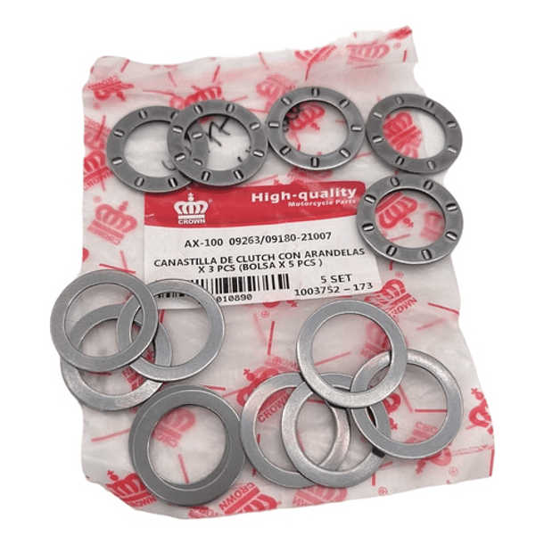 canastilla eje de clutch ax100 coronita 1