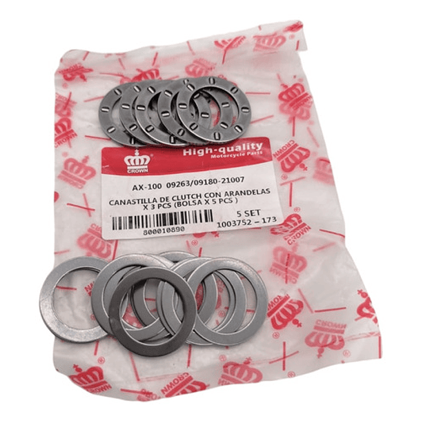 canastilla eje de clutch ax100 coronita 2