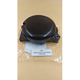 tapa bomba de aceite dt125 negra luferbo