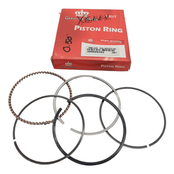 anillos ybr125-libero125-xtz125 0.50 coronita 2