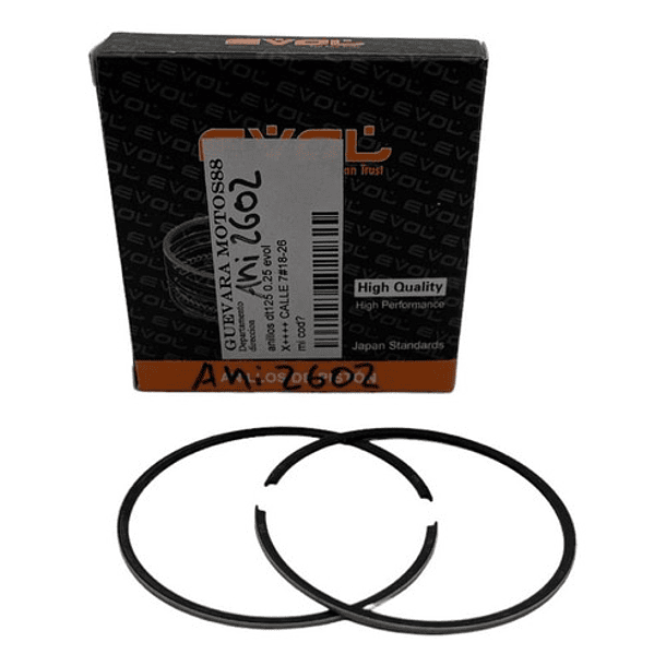 anillos dt125 0.25 evol 2