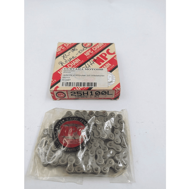 cadenilla pulsar 220-xl185 50 exlabones npc 3