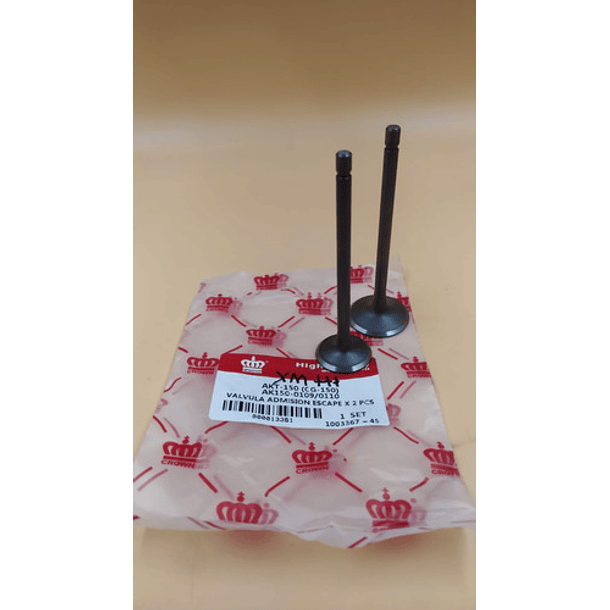 valvulas akt150evo/tt/sigma coronita + 3