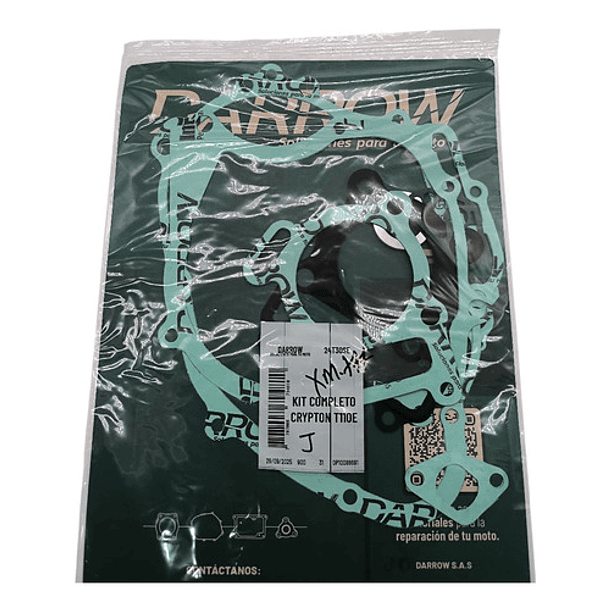 kit completo empaques cripton 110 darrow + 1