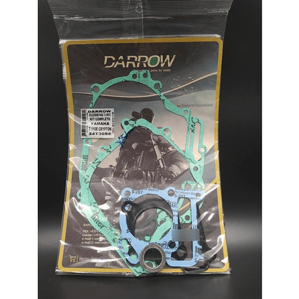 kit completo empaques cripton 110 darrow + 5