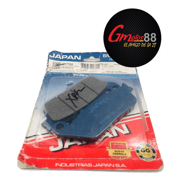 pastilla de freno bws125 fi-dr150 japan 1
