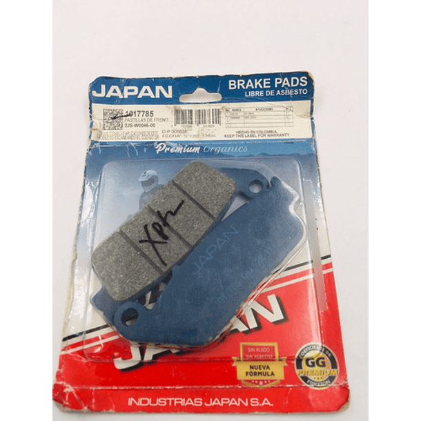 pastilla de freno bws125 fi-dr150 japan 4