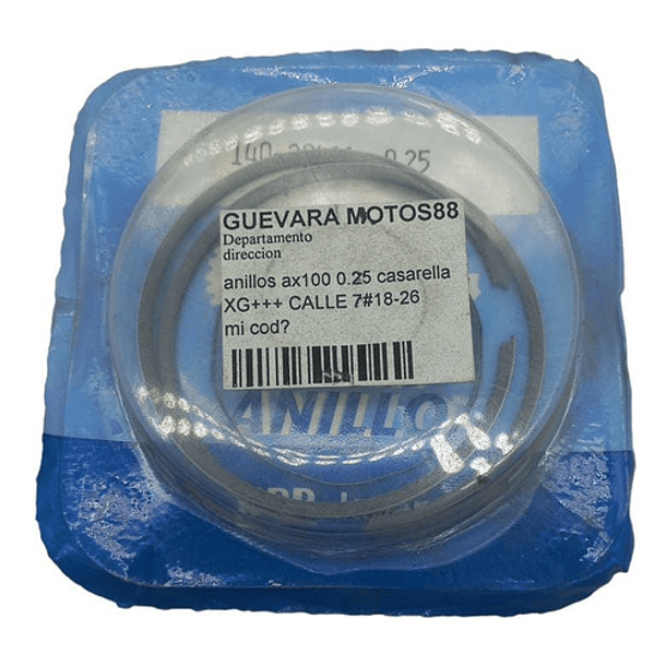anillos ax100 0.25 casarella 4