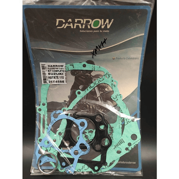 kit completo empaques hayate110 darrow 4