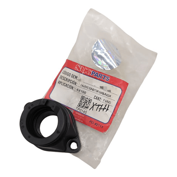 caucho conector carburador ax100 sukiparts 1