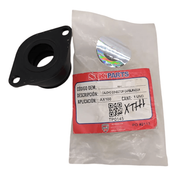 caucho conector carburador ax100 sukiparts 3