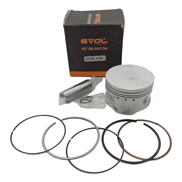 kit piston fz16-fazer16-szr150 0.25 evol 1