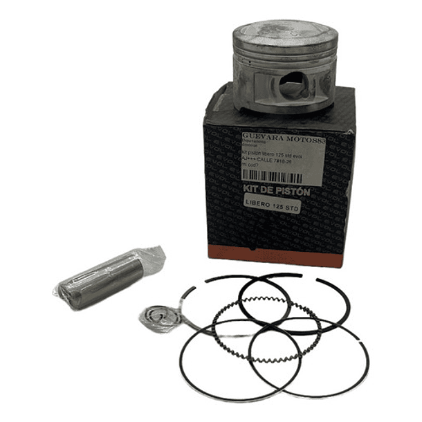 kit piston ybr125-xtz125-libero125 std evol 2
