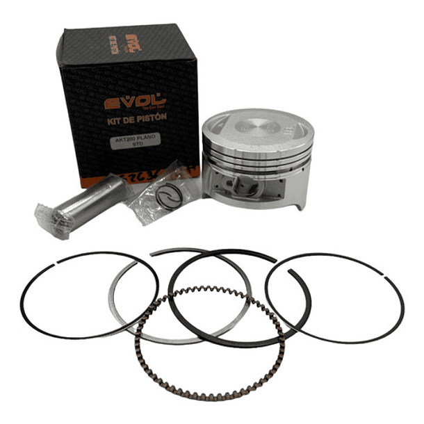 kit piston akt200 xm plano std evol 2