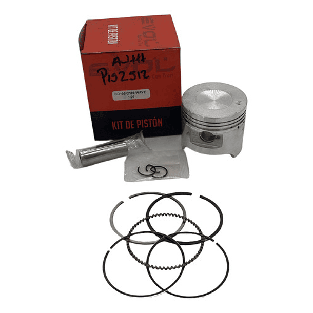 kit piston cd100/biz/eco deluxe 10 evol 1