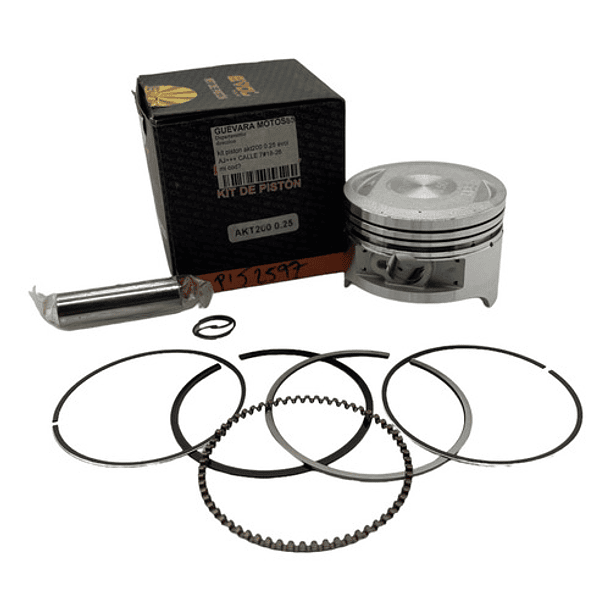 kit piston akt200 xm 0.25 evol 2
