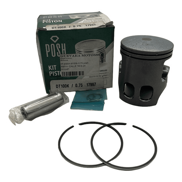 kit piston dt100k 0.75 posh 2
