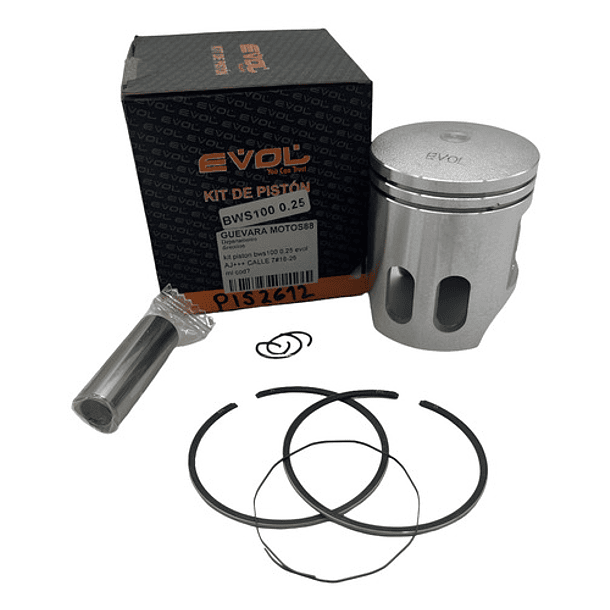 kit piston bws100 0.25 evol 1