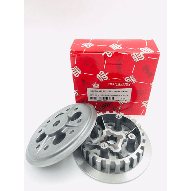 centro clutch libero 125 4 disco coronita 4
