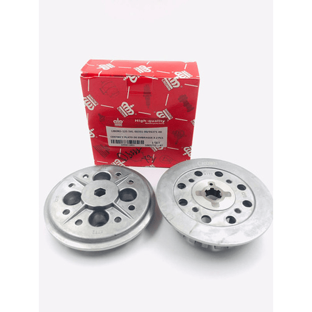 centro clutch libero 125 4 disco coronita 5