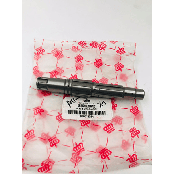 eje piñon de arrastre akt125 coronita 4