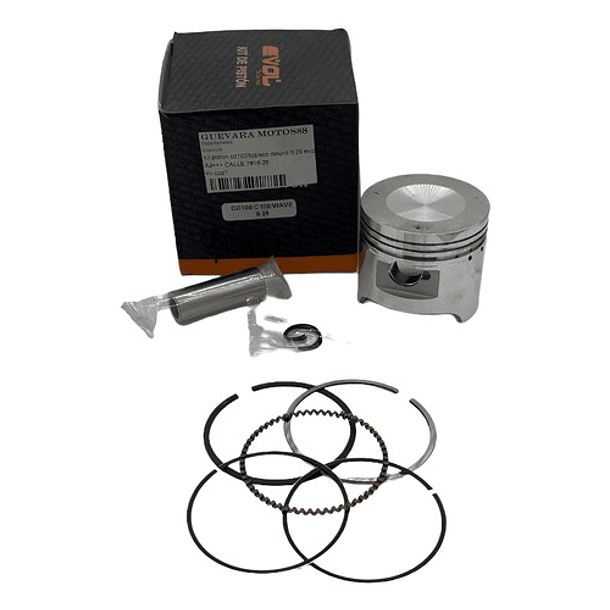 kit piston cd100/biz/eco deluxe 0.25 evol 1