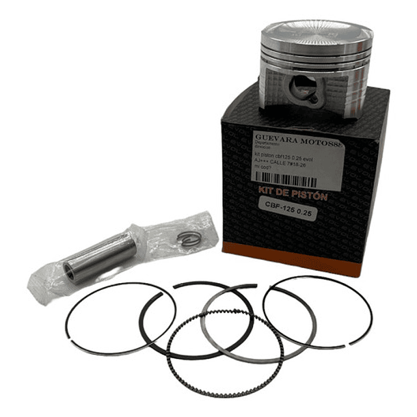 kit piston cbf125 0.75 evol 4